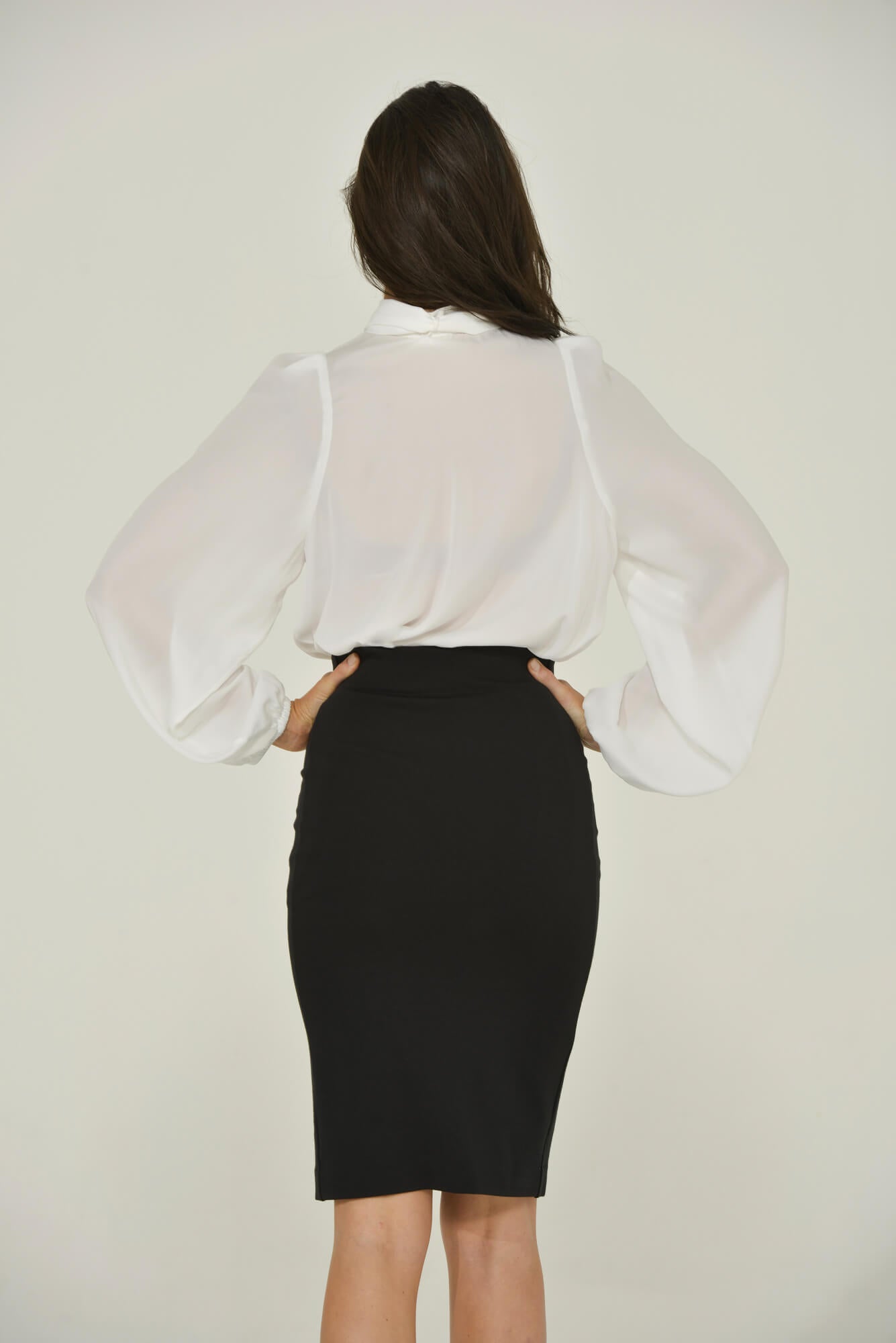 Stretch Pencil Skirt | Black | Sustainable Clothing Brand | Intention Stretch Pencil Skirt | Black | Sustainable Clothing Brand | Intention