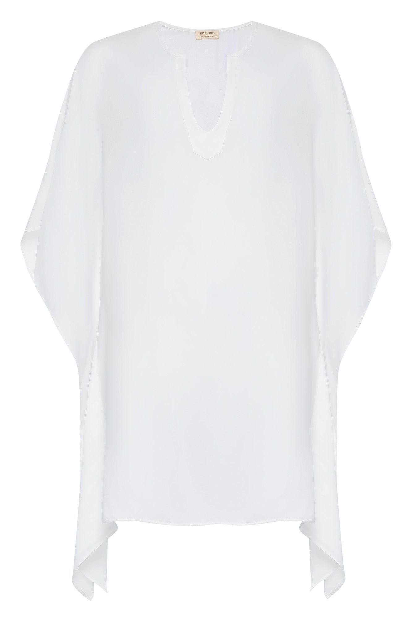 White Chiffon Caftan Tunic Top / Caftan Tunic Dress White Chiffon Caftan Tunic Top / Caftan Tunic Dress