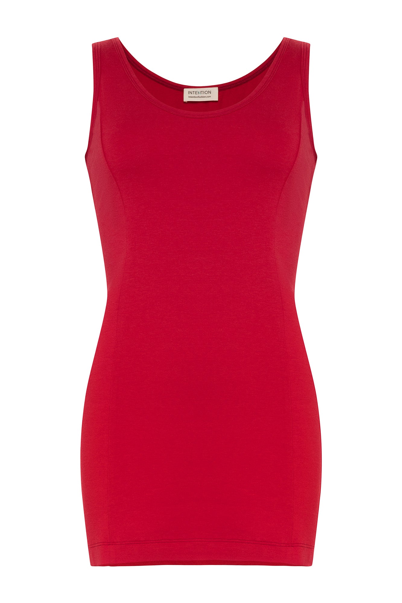 Red Tank Dress | Eco-Friendly | Sustainable Women's Clothing | Intention Red Tank Dress | Eco-Friendly | Sustainable Women's Clothing | Intention