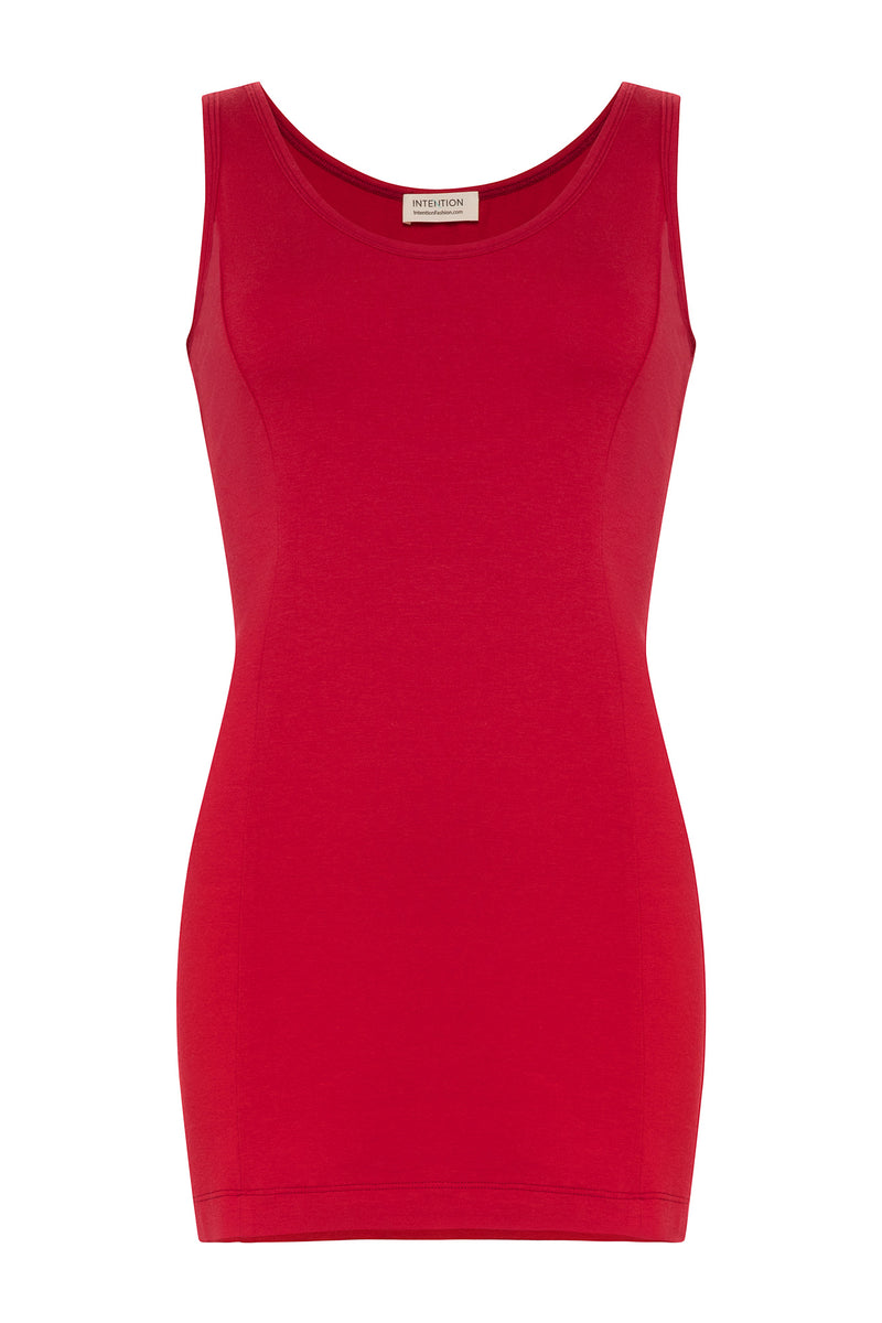 red tank top dress Red Tank Dress
