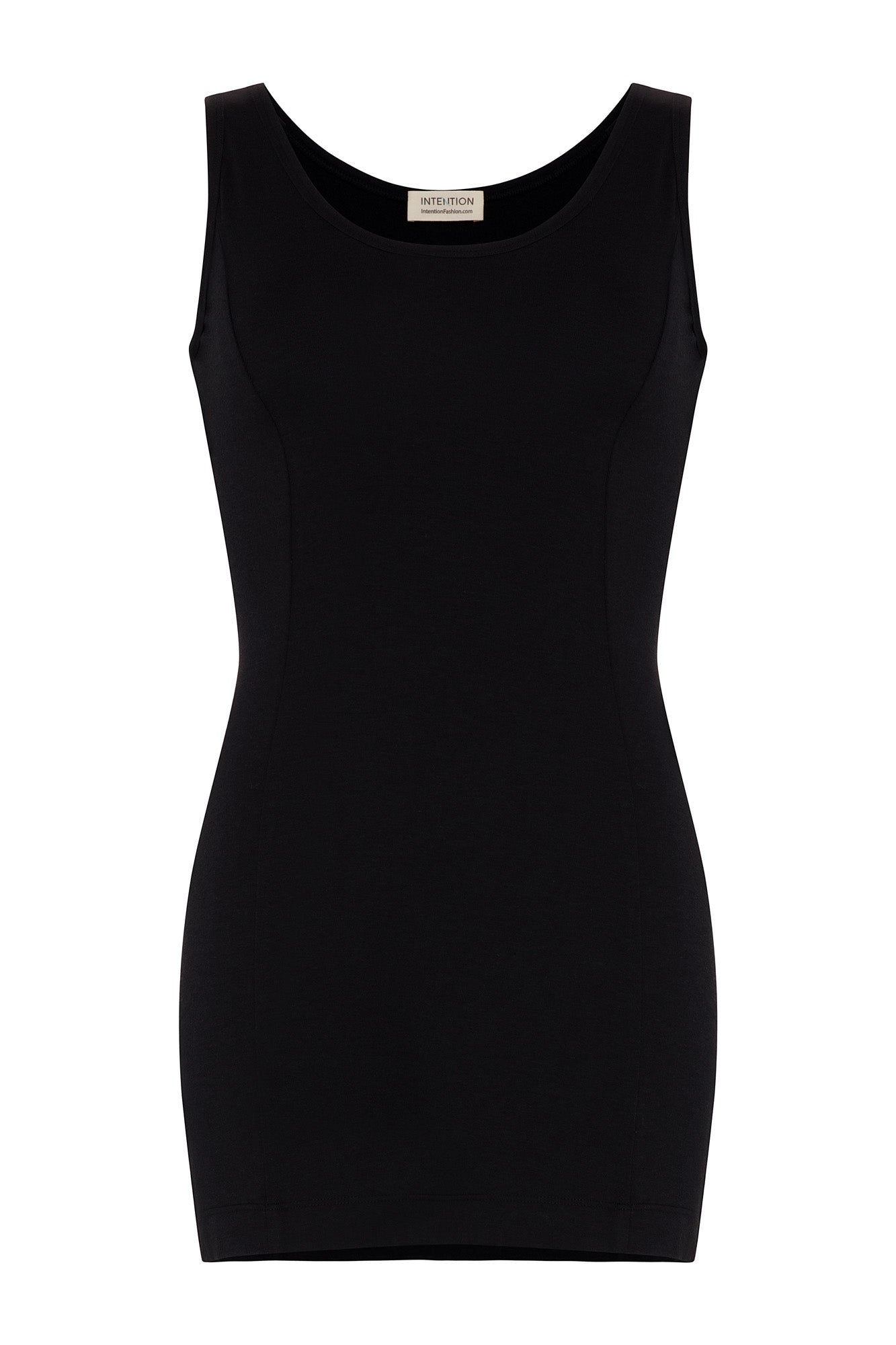 Black Tank Dress | Eco-Friendly | Sustainable Women's Clothing | Intention Black Tank Dress | Eco-Friendly | Sustainable Women's Clothing | Intention