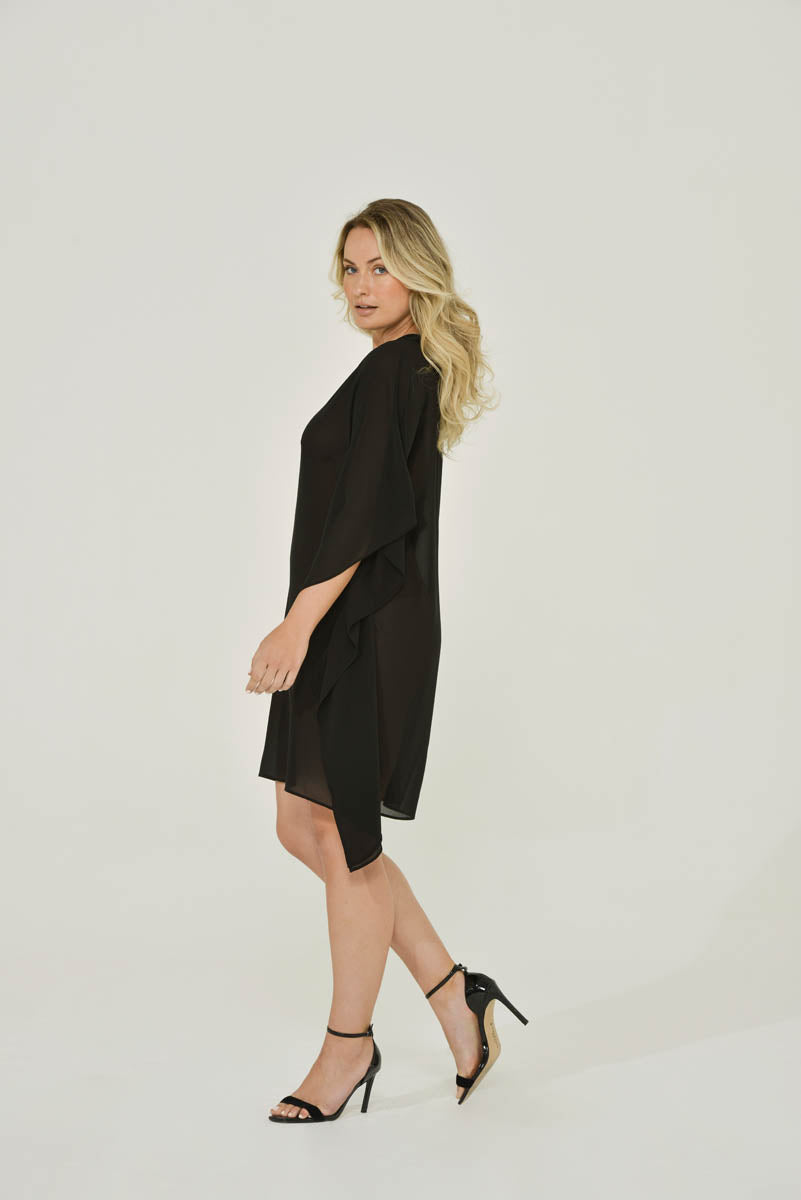 Tunic Dress | Black | Sustainable Women's Clothing | Intention Tunic Dress | Black | Sustainable Women's Clothing | Intention