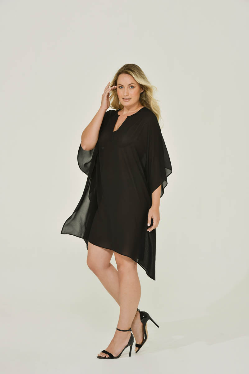 Tunic Dress | Black | Sustainable Women's Clothing | Intention Tunic Dress | Black | Sustainable Women's Clothing | Intention