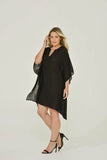Sustainable-womens-clothing-black-caftan-tunic-for-beach