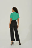sustainable-womens-clothing-split-neck-short-sleeve-blouse-Intention-Fashion-4
