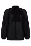 Sustainable-womens-clothing-black-pussy-bow-blouse-eco-friendly-clothing