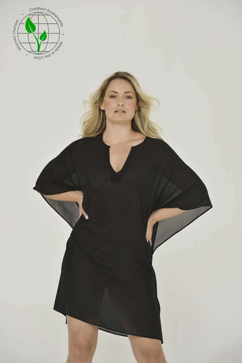 Tunic Dress | Black | Sustainable Women's Clothing | Intention Tunic Dress | Black | Sustainable Women's Clothing | Intention