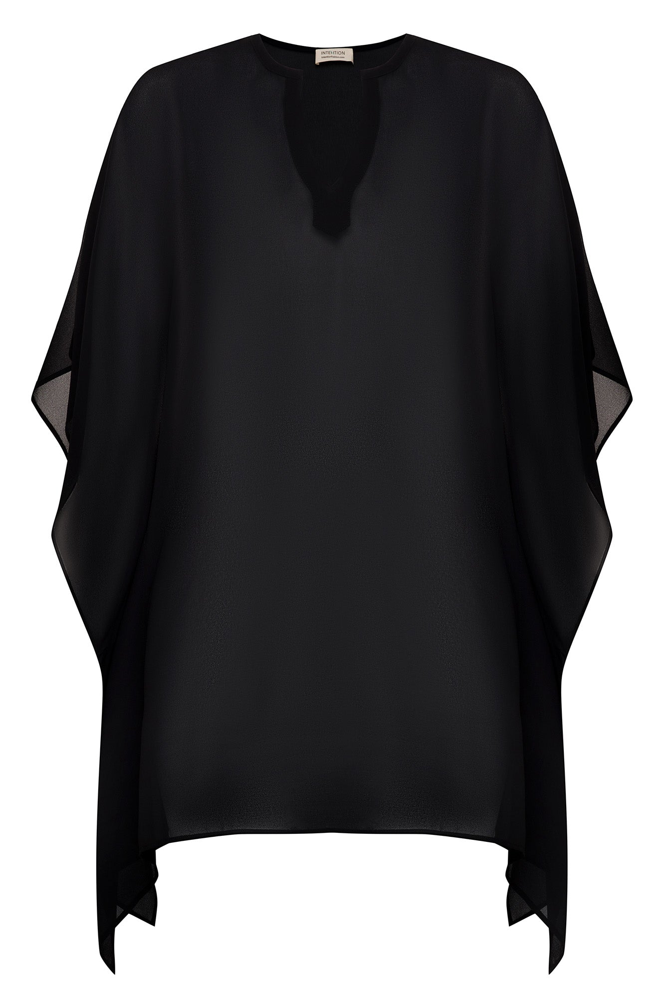 Black Tunic Caftan Dress