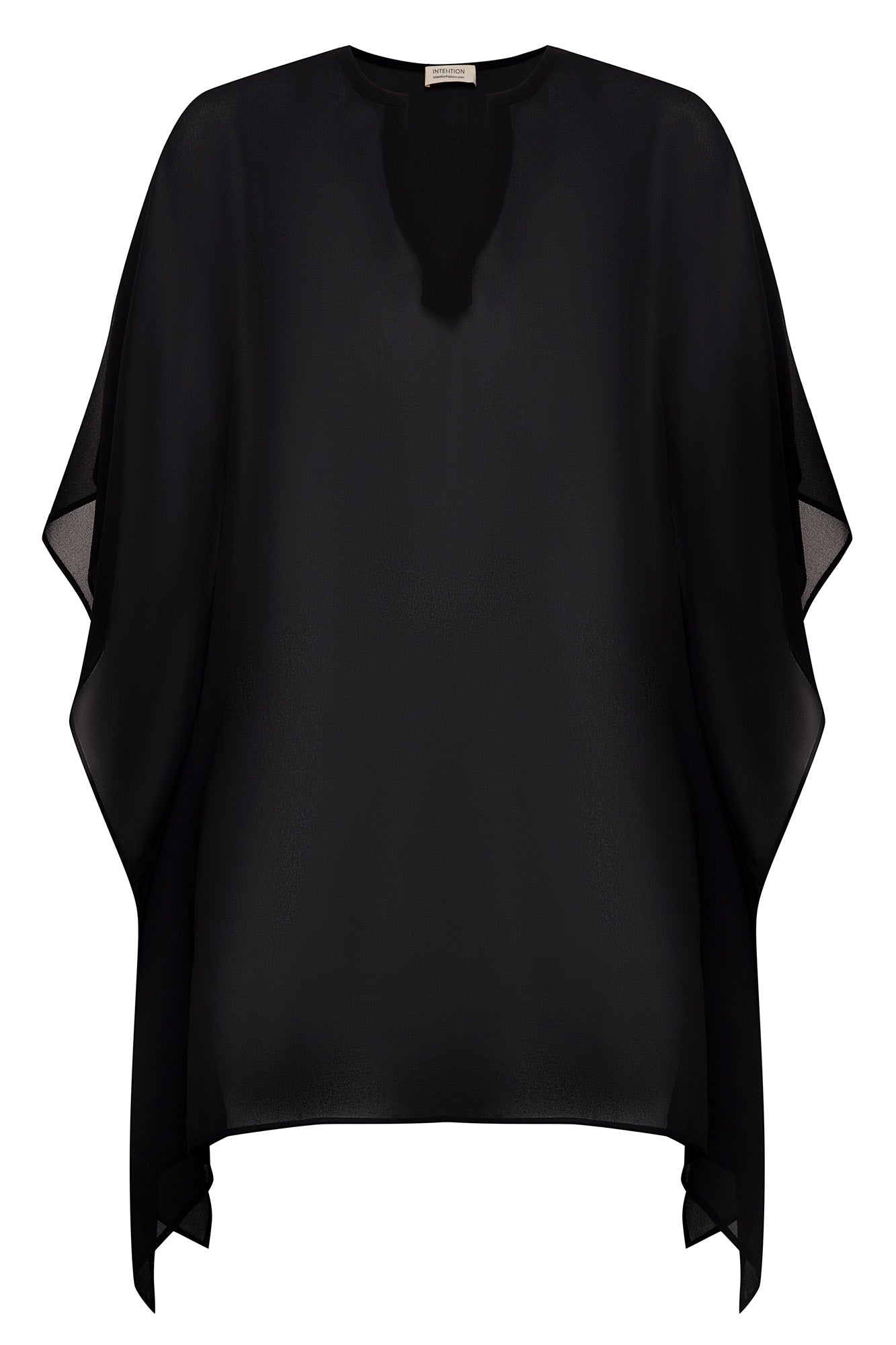 Tunic Dress | Black | Sustainable Women's Clothing | Intention Tunic Dress | Black | Sustainable Women's Clothing | Intention